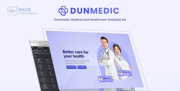 Dunmedic – Medical & Healthcare Elementor Template Kit