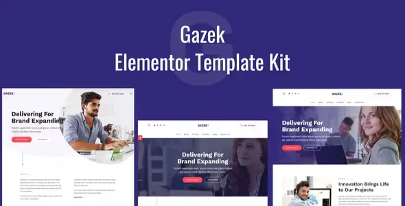 Gazek – Agency Portfolio Elementor Template Kit